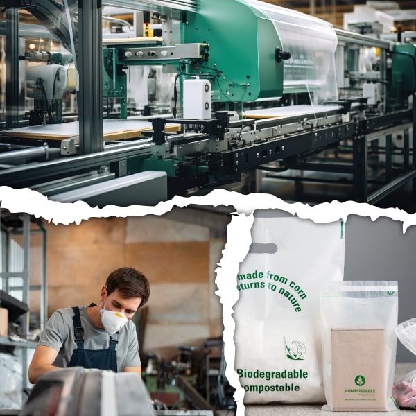 Green Globe International logo featured alongside a variety of high-quality Oxo biodegradable and compostable products, showcasing the brand's commitment to sustainability.